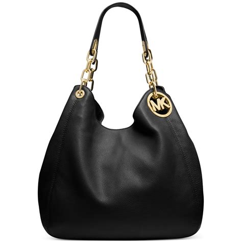 michael kors black purse|michael kors black ribbed purses.